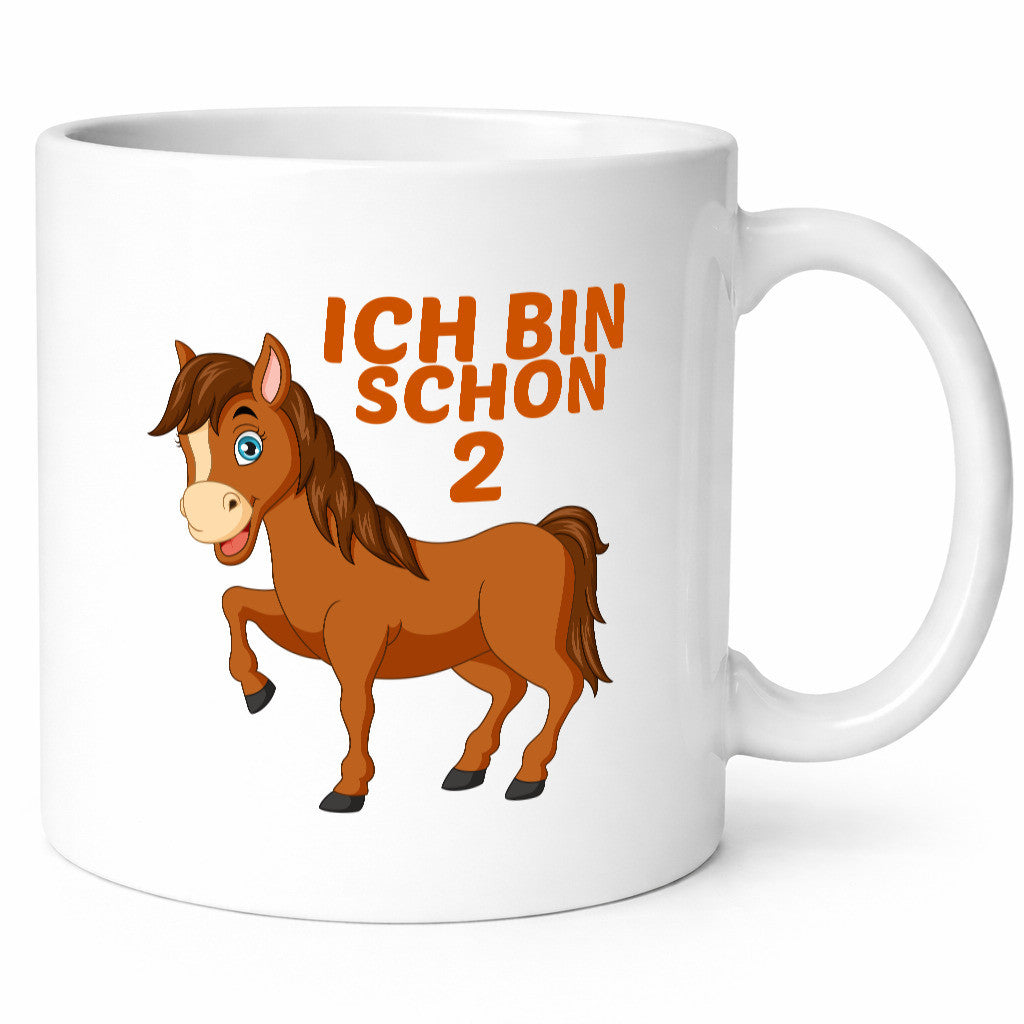 2. geburtstag | Ich bin schon 2 Pferde Pony lustiger Spruch Geschenk