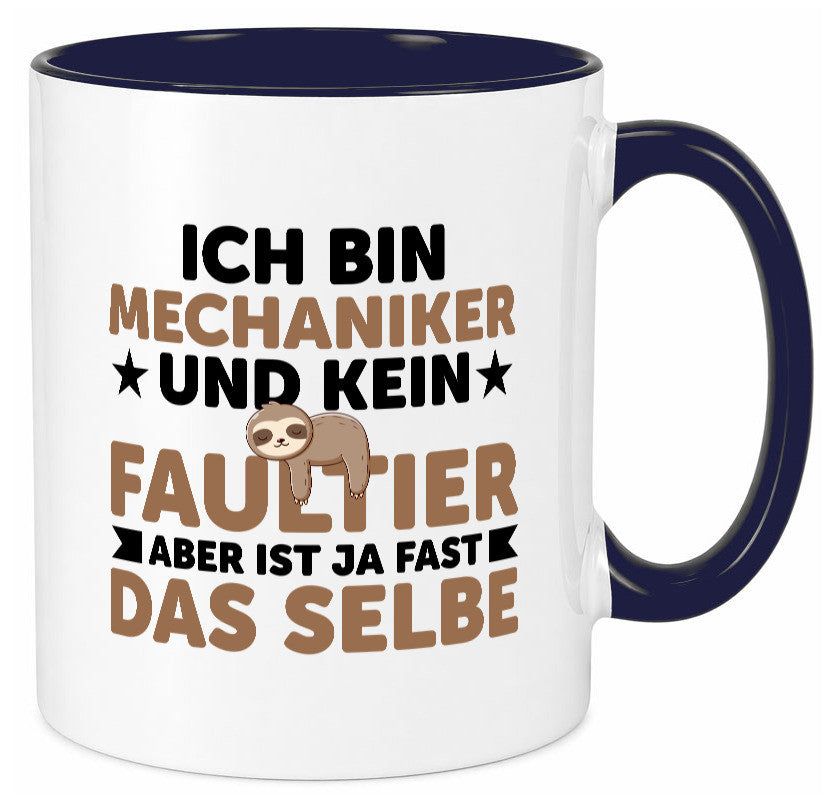 Ich bin kein Faultier: Mechaniker | KFZ Werkstatt Humor Tierliebhaber