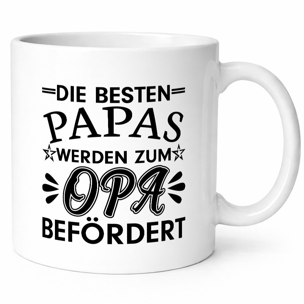 Beförderung zu Opa | Papa Tasse Schwangerschaft Geschenk Familie Geschenkidee