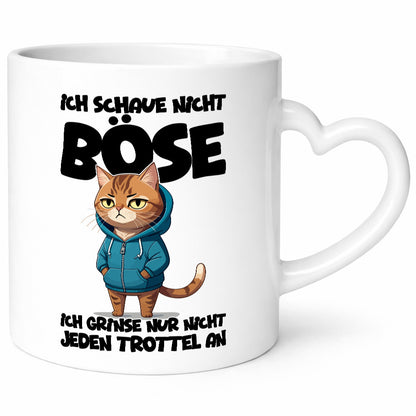 Ich schaue nicht böse | Katze Katzenliebhaber Geschenk Tierliebhaber Humor