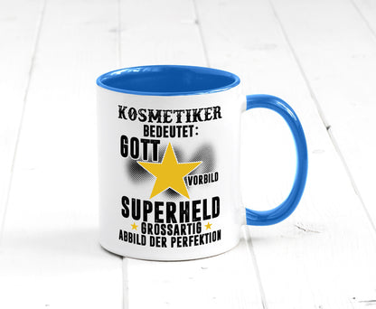Bedeutung von Kosmetiker | Kosmetik Stylist Visagist Geschenkidee Humor Tasse