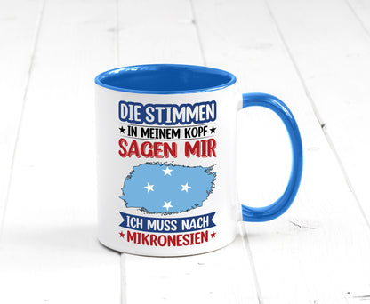 Mikronesien | Urlaub Stimmen in meinem Kopf Traumland Geschenk Humor