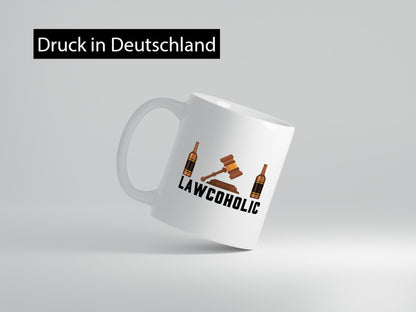 Lawcoholic | Gesetz Anwalt Jura Geschenkidee Humor Tasse