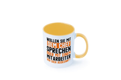 Wollen sie mit dem Chef Sprechen | Mitarbeiter Humor Arbeit Kollegen Büro