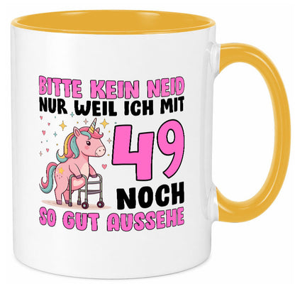 49. Geburtstag | 49 Jahre Mit noch so gut aussehen lustiger Spruch Geschenk
