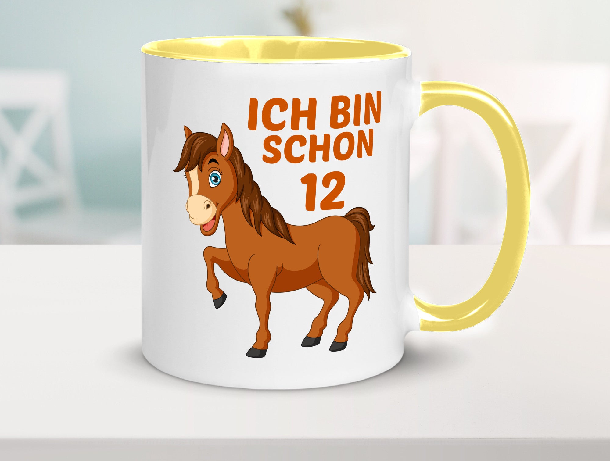 12. Geburtstag | Ich bin schon 12 Pferde Pony Geschenkidee Humor Tasse