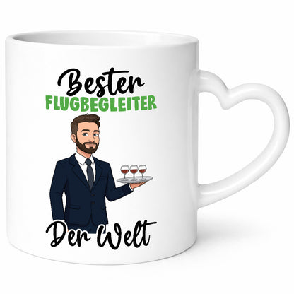 Bester Flugbegleiter | Steward Flughafen v2 Lustig Humor Geschenkidee Geschenk