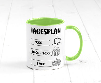 Tagesplan Pilzsammler | Pilze Wald v2 Geschenk Humor Geschenkidee lustiger