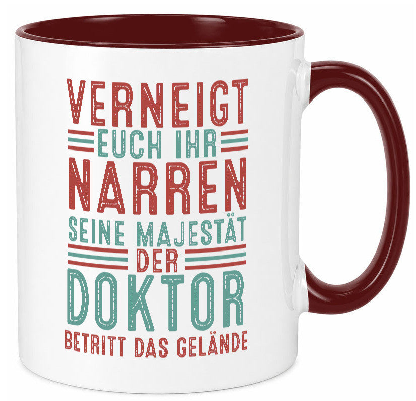 Verneigt euch: Doktor | Doktorand Doktortitel v2 Geschenk Humor Geschenkidee