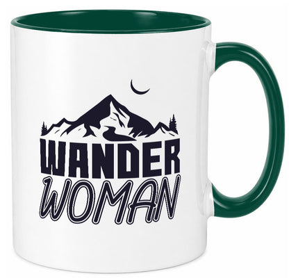 Wander Woman | Frauen Tasse Wanderer Bergsteigen lustig Familie Geschenkidee