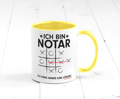Löse Probleme: Notar | Jurist lustiger Spruch Geschenk Humor Geschenkidee Tasse
