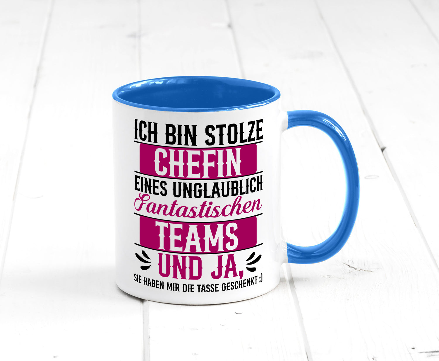 Stolze Chefin | Tolles Team Mitarbeiter lustig Arbeit Kollegen Büro Geschenk