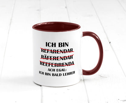 Ich bin bald Lehrer | Rechtschreibfehler lustig Humor Geschenkidee Geschenk
