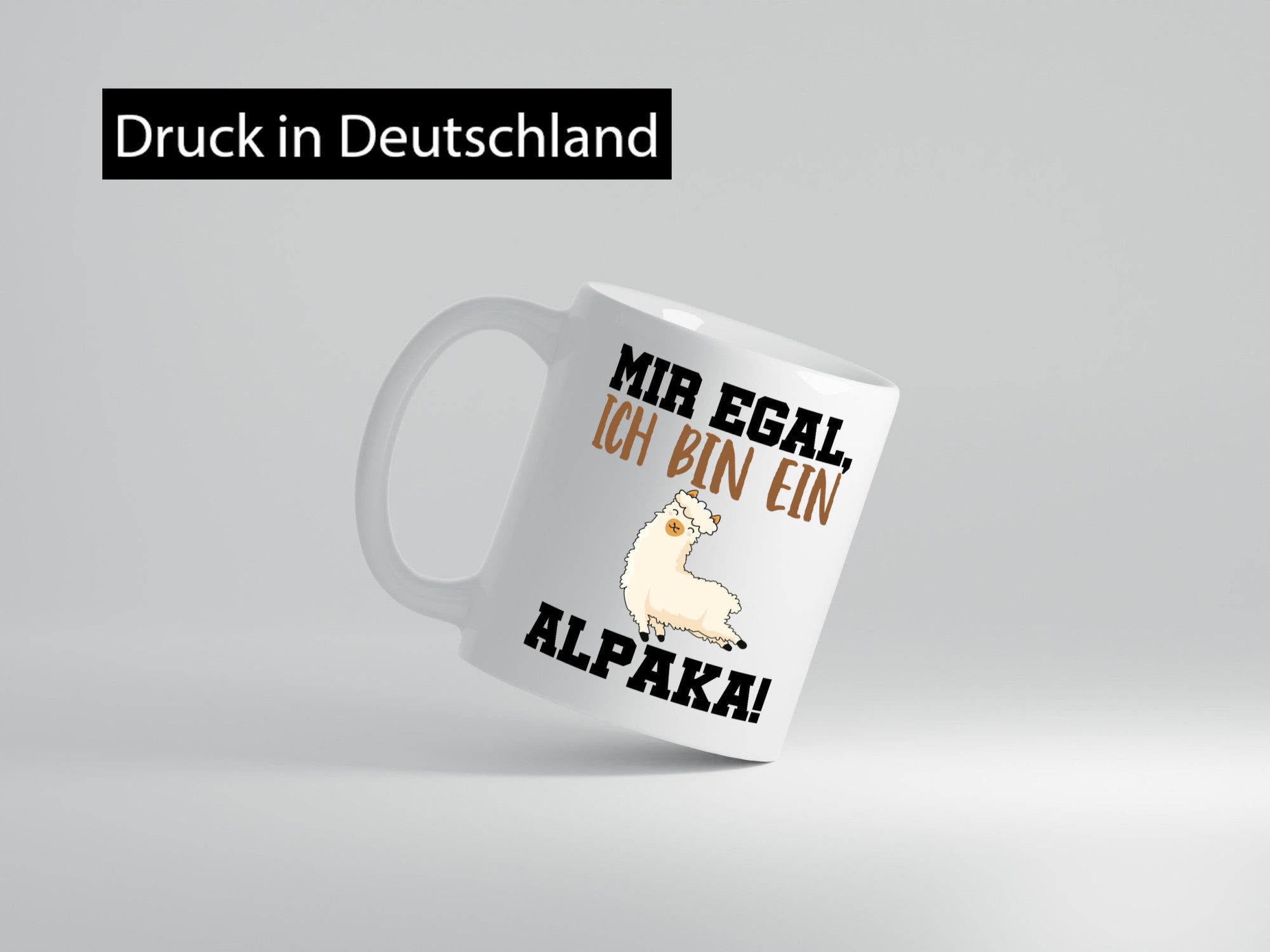 Ich bin ein Alpaka! Geschenk Humor Geschenkidee lustiger Spruch Tasse