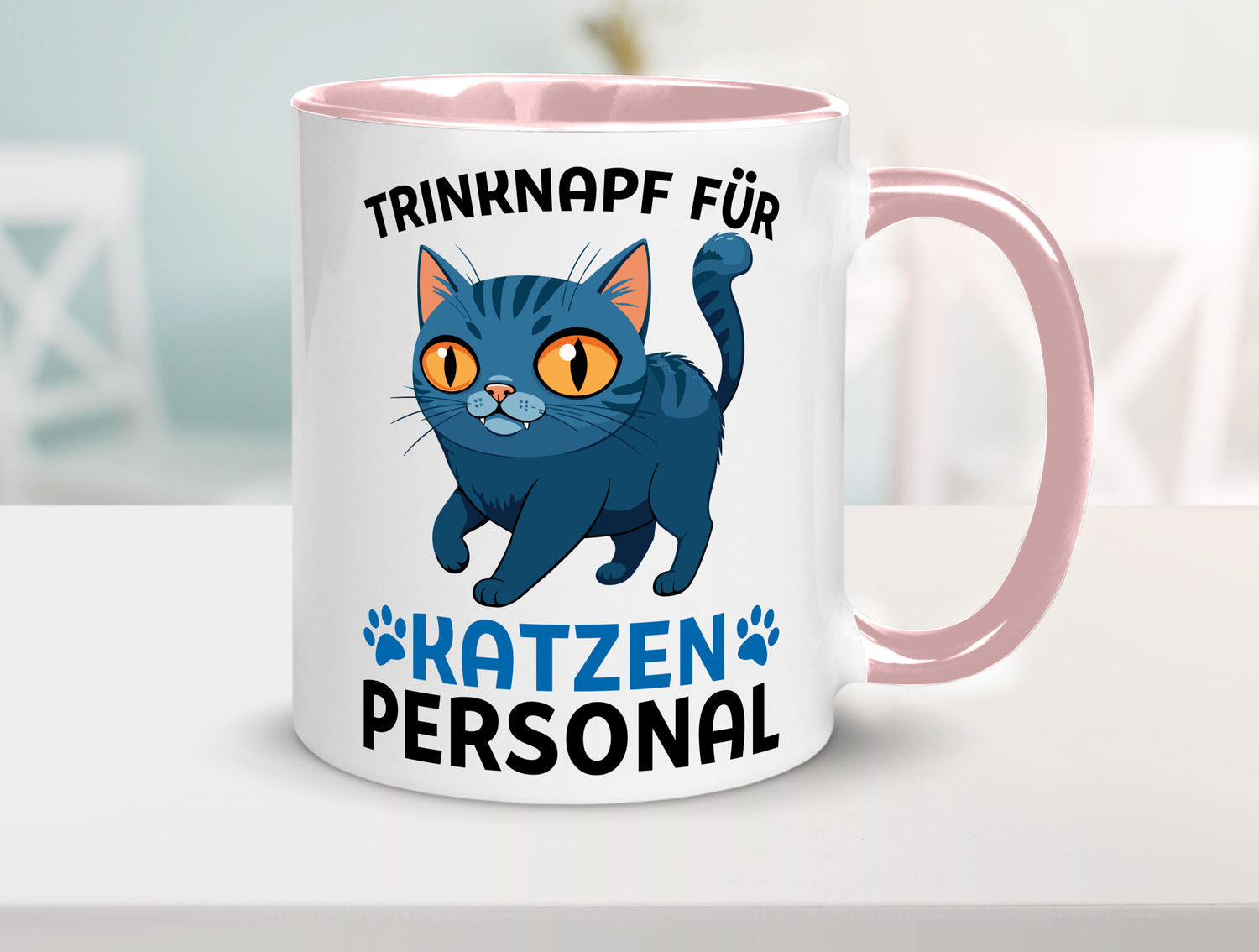 Katzen Personal | Katzenbesitzer Tasse Katze Humor vl2 Tierliebhaber