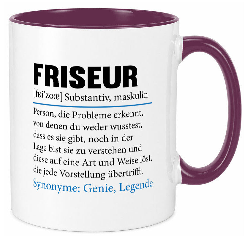 Friseur | Spruch Frisör Beruf lustig Humor Arbeit Kollegen Büro Geschenkidee