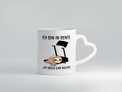 Ich bin in Rente | Rentner Ruhestand Faultier Faulpelz Geschenk Jubiläum