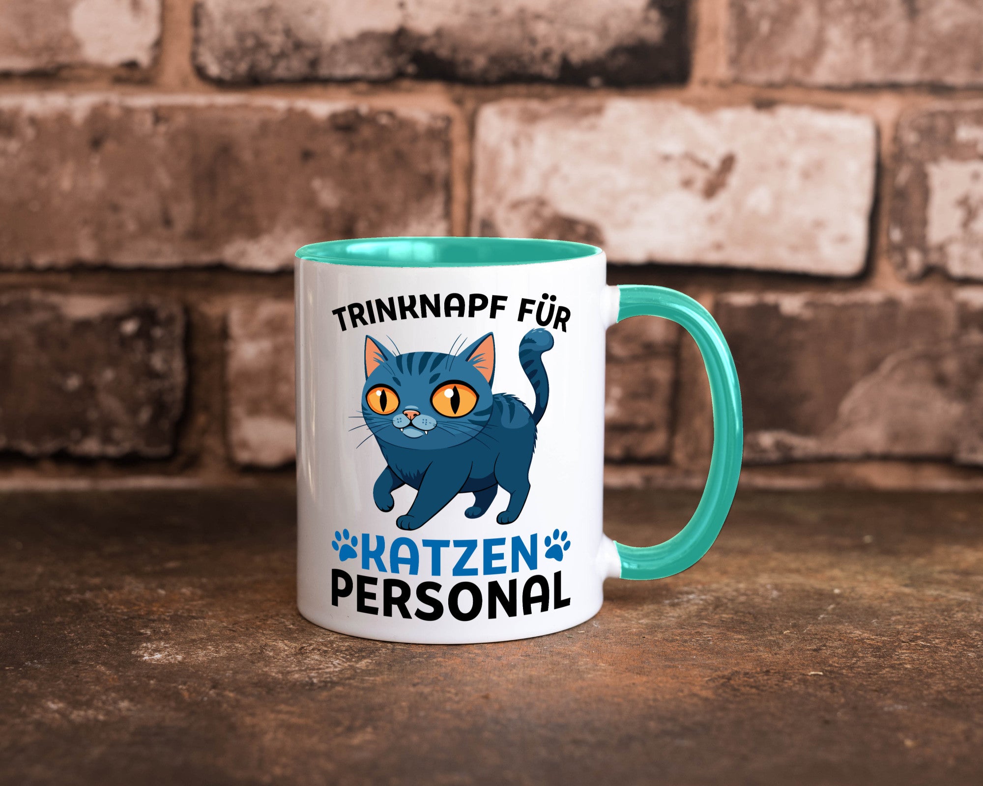 Katzen Personal | Katzenbesitzer Tasse Katze Humor vl2 Tierliebhaber