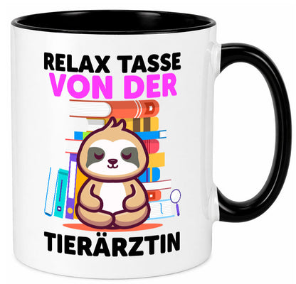 Relax Tasse: Tierärztin | Mediziner Tiermedizin Humor Tierliebhaber