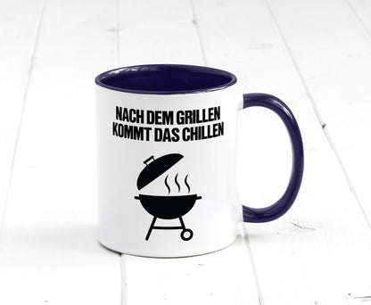 Nach dem Grillen kommt das Chillen | Grillmeister Party Geschenk Humor