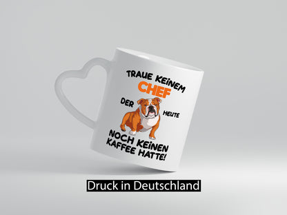 Traue keinem Chef lustiger Spruch Geschenk Arbeit Kollegen Büro Tasse