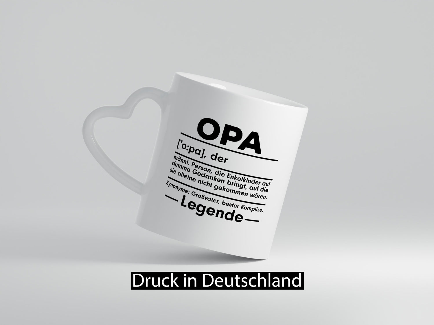 Opa Definition | Spruch Tasse Humor Großvater Familie Geschenkidee