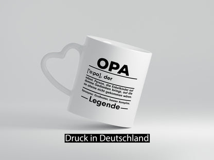 Opa Definition | Spruch Tasse Humor Großvater Familie Geschenkidee