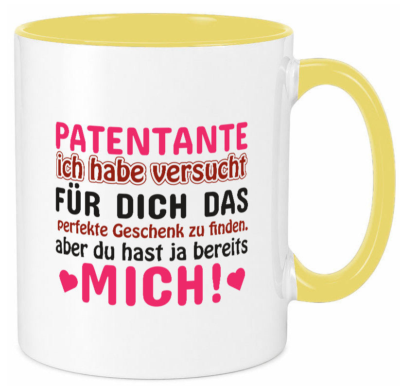 Patentante Tasse | lustiger Spruch Patin Tante Geschenk Humor Geschenkidee