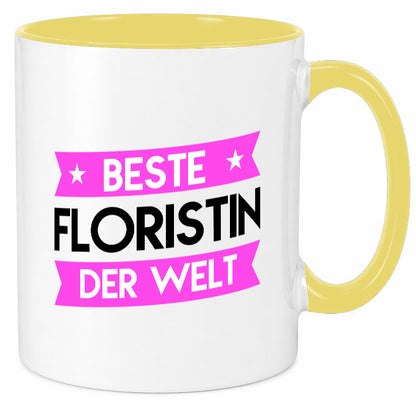 Beste Floristin | Blumen Verkäuferin Geschenk Humor Geschenkidee lustiger Tasse