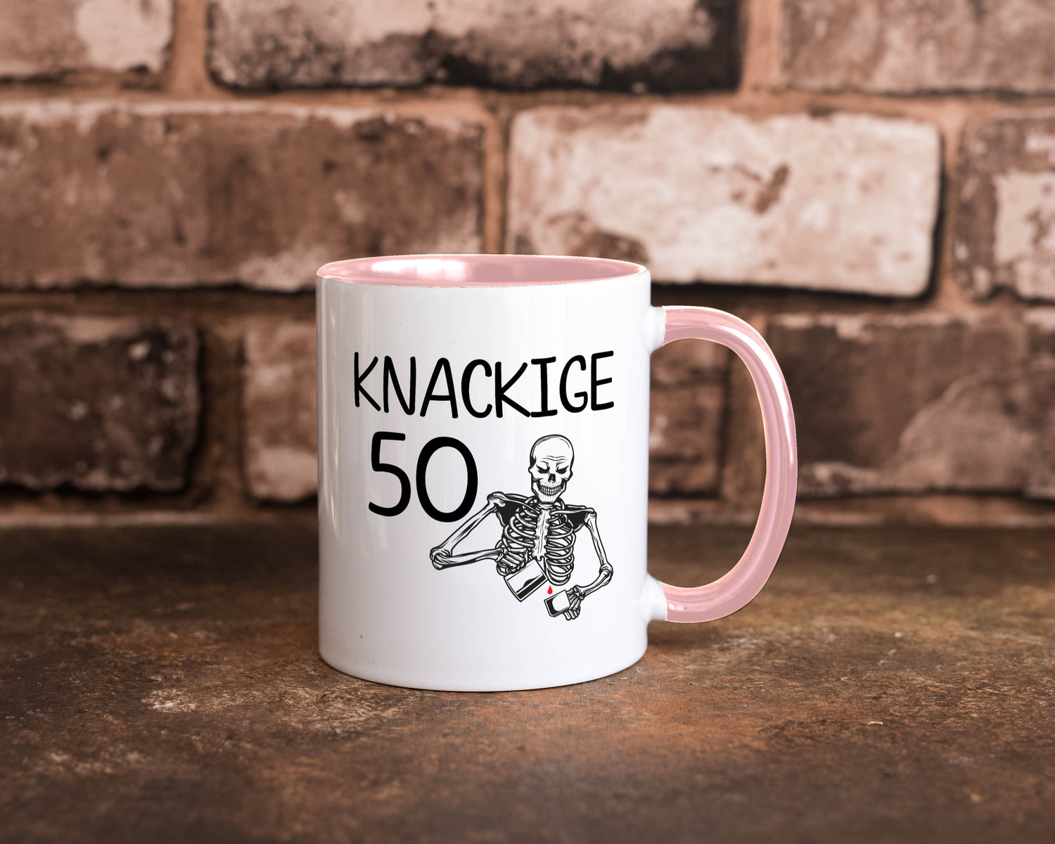 50. Geburtstag | Alt Knackig und Geschenk Geschenkidee lustiger Spruch Tasse