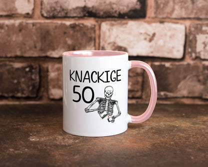 50. Geburtstag | Alt Knackig und Geschenk Geschenkidee lustiger Spruch Tasse