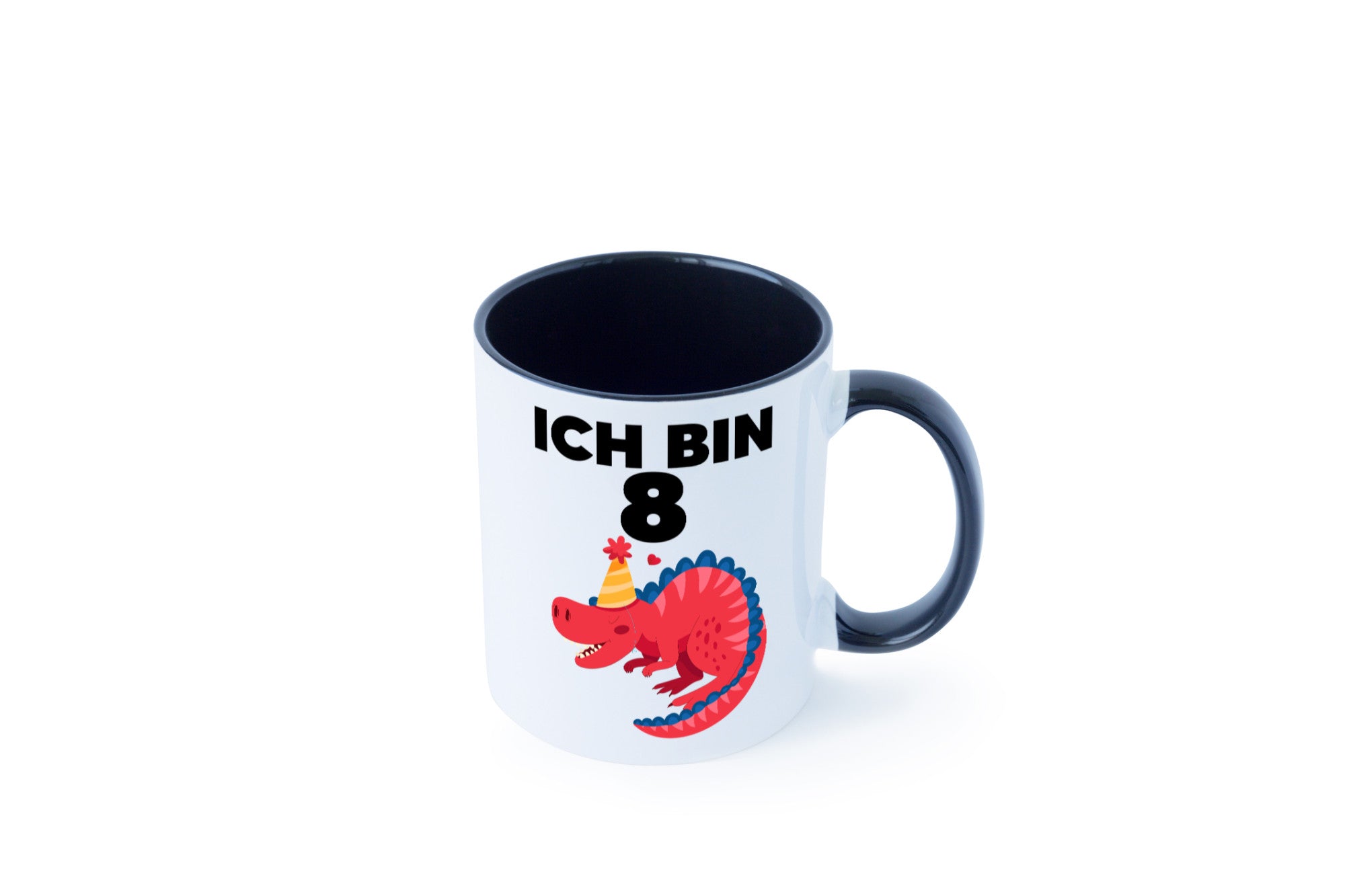 8. Geburtstag | Dino Dinosaurier 8 Jahre lustig Geschenkidee Geschenk Tasse
