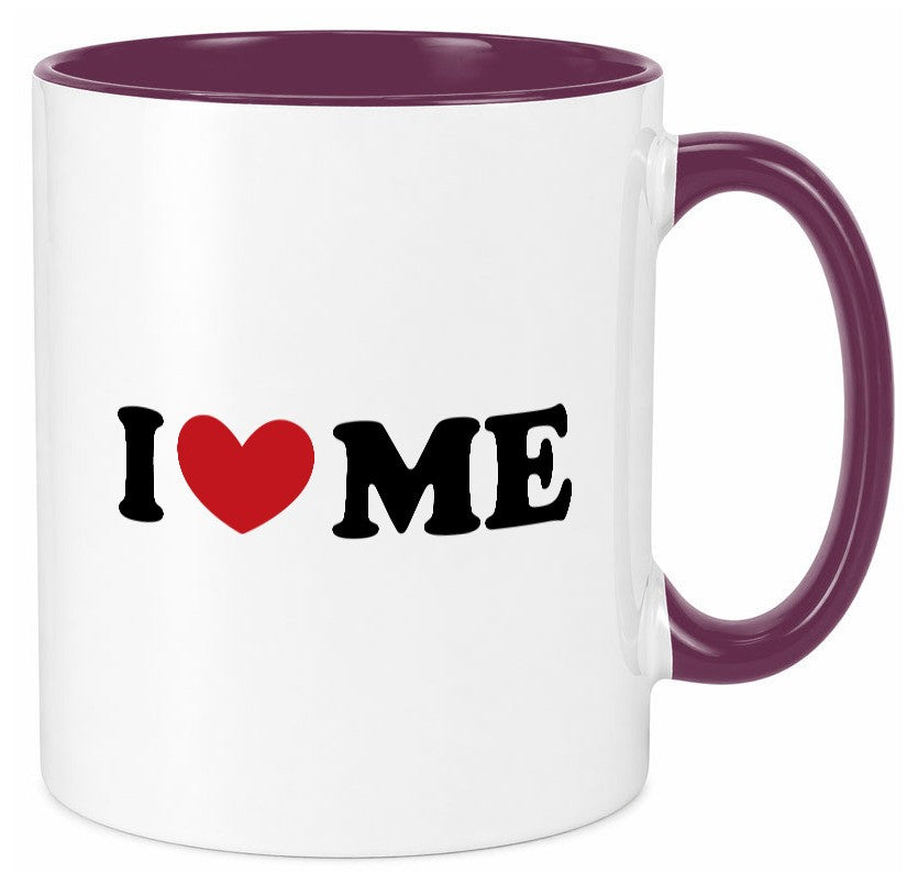 I love me vl8 Geschenk Humor Geschenkidee lustiger Spruch Tasse