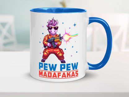 Pew Madafakas vl5 lustiger Spruch Geschenk Humor Geschenkidee Tasse