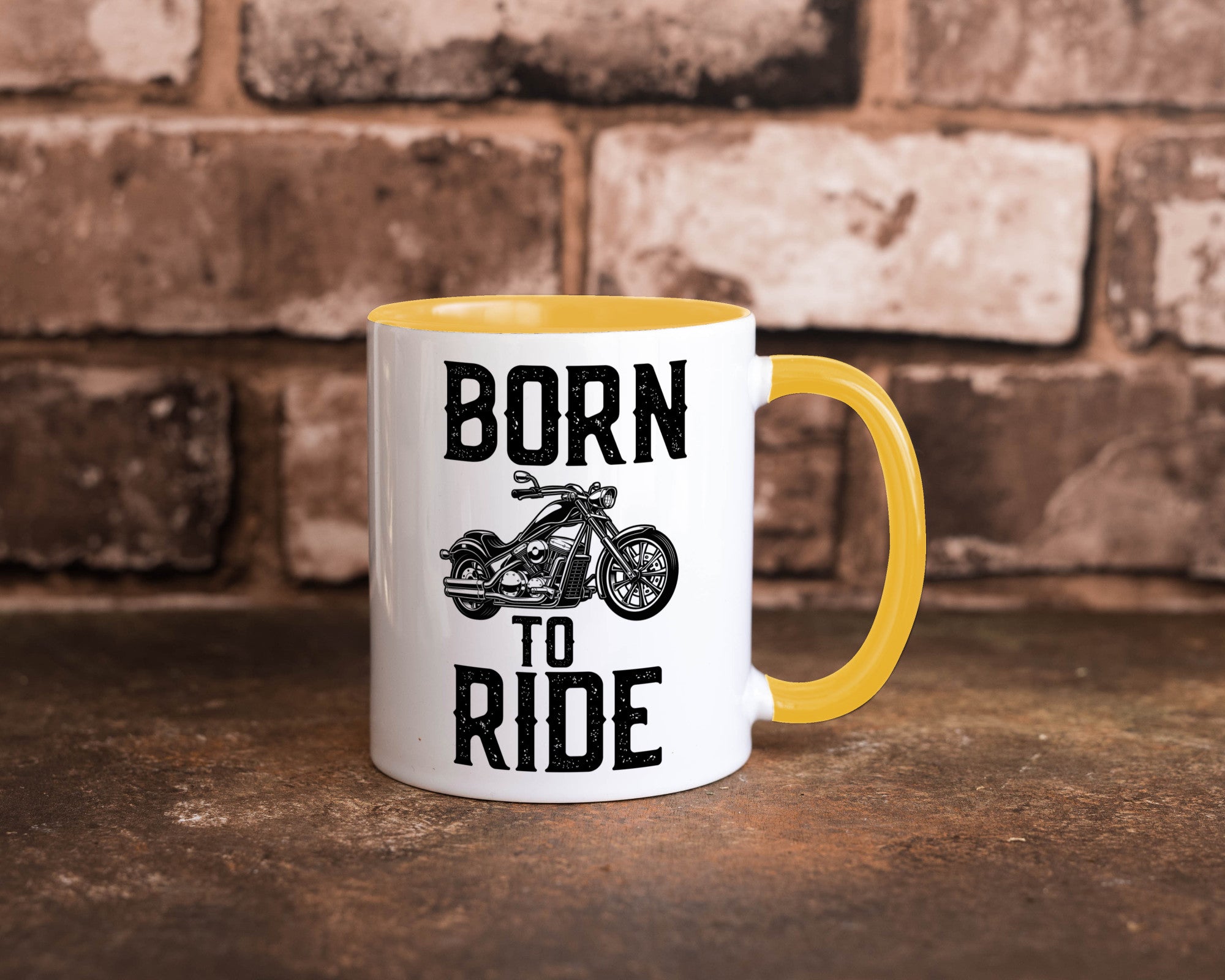 Born to ride | Biker Tasse Motorradfahrer Motorrad lustiger Spruch Geschenk