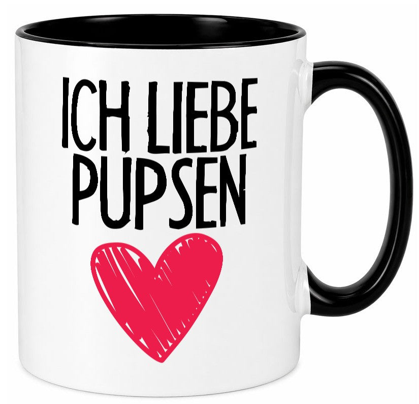 Ich liebe Pupsen Geschenkidee Humor Tasse