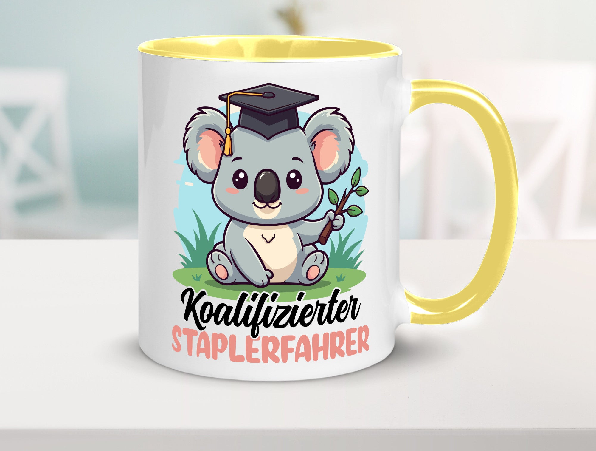 Koalifizierter Staplerfahrer | Gabelstapler Fahrer Geschenk Humor Geschenkidee