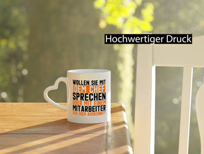 Wollen sie mit dem Chef Sprechen | Mitarbeiter Humor Arbeit Kollegen Büro