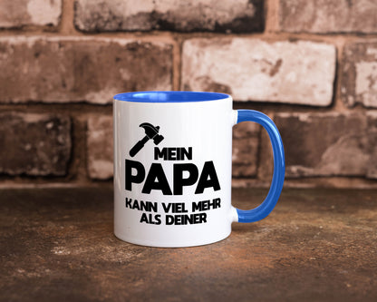 Mein papa kann viel mehr als deiner | Bester lustiger Spruch Geschenk Humor