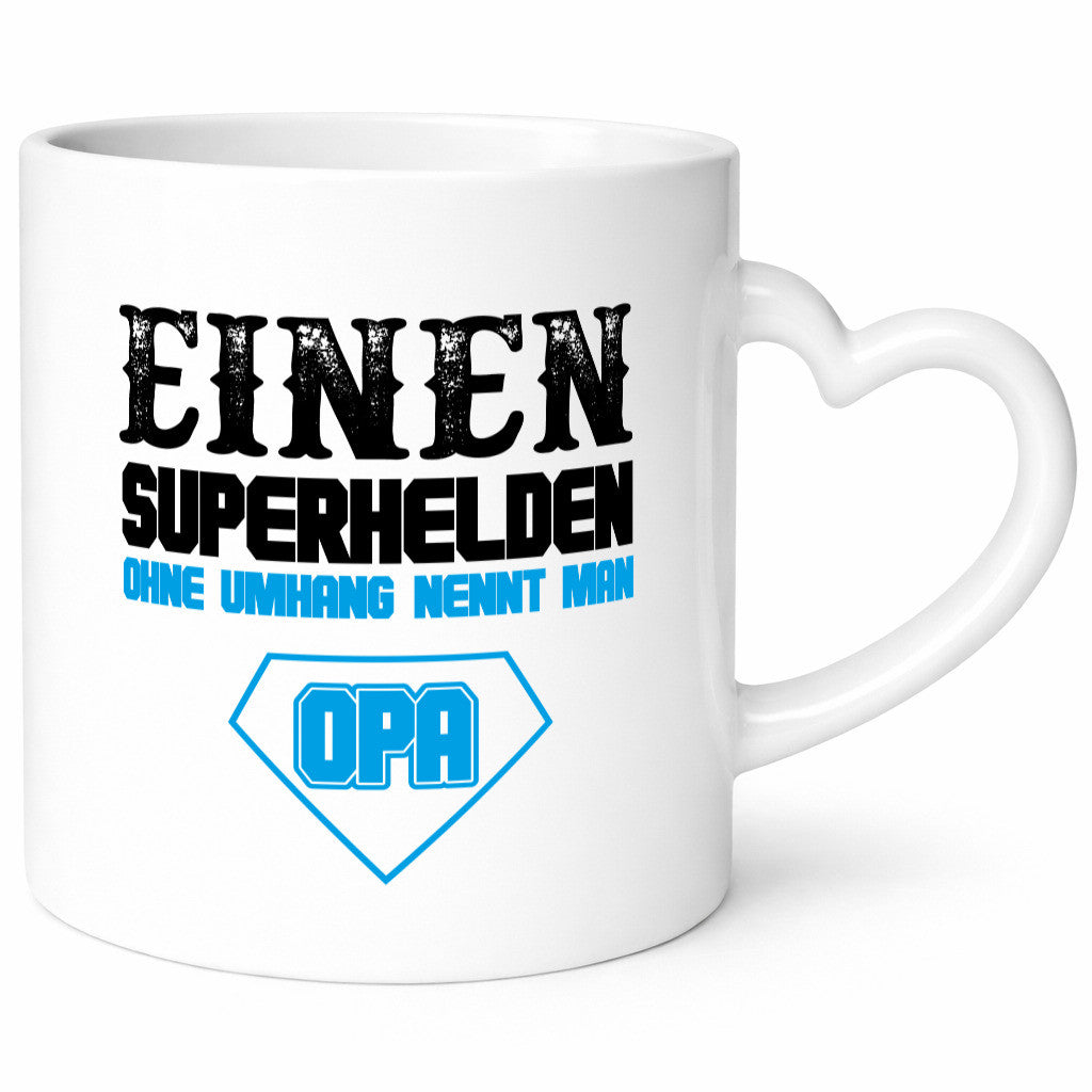 Superheld Opa Geschenk Familie Geschenkidee lustiger Spruch Tasse