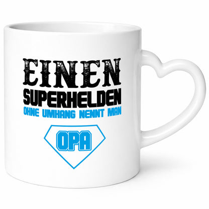 Superheld Opa Geschenk Familie Geschenkidee lustiger Spruch Tasse