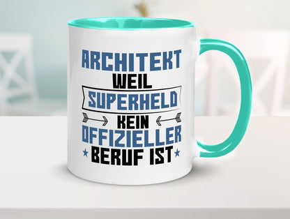 Superheld Architekt | Architektur Büro Geschenk Arbeit Kollegen lustiger Spruch
