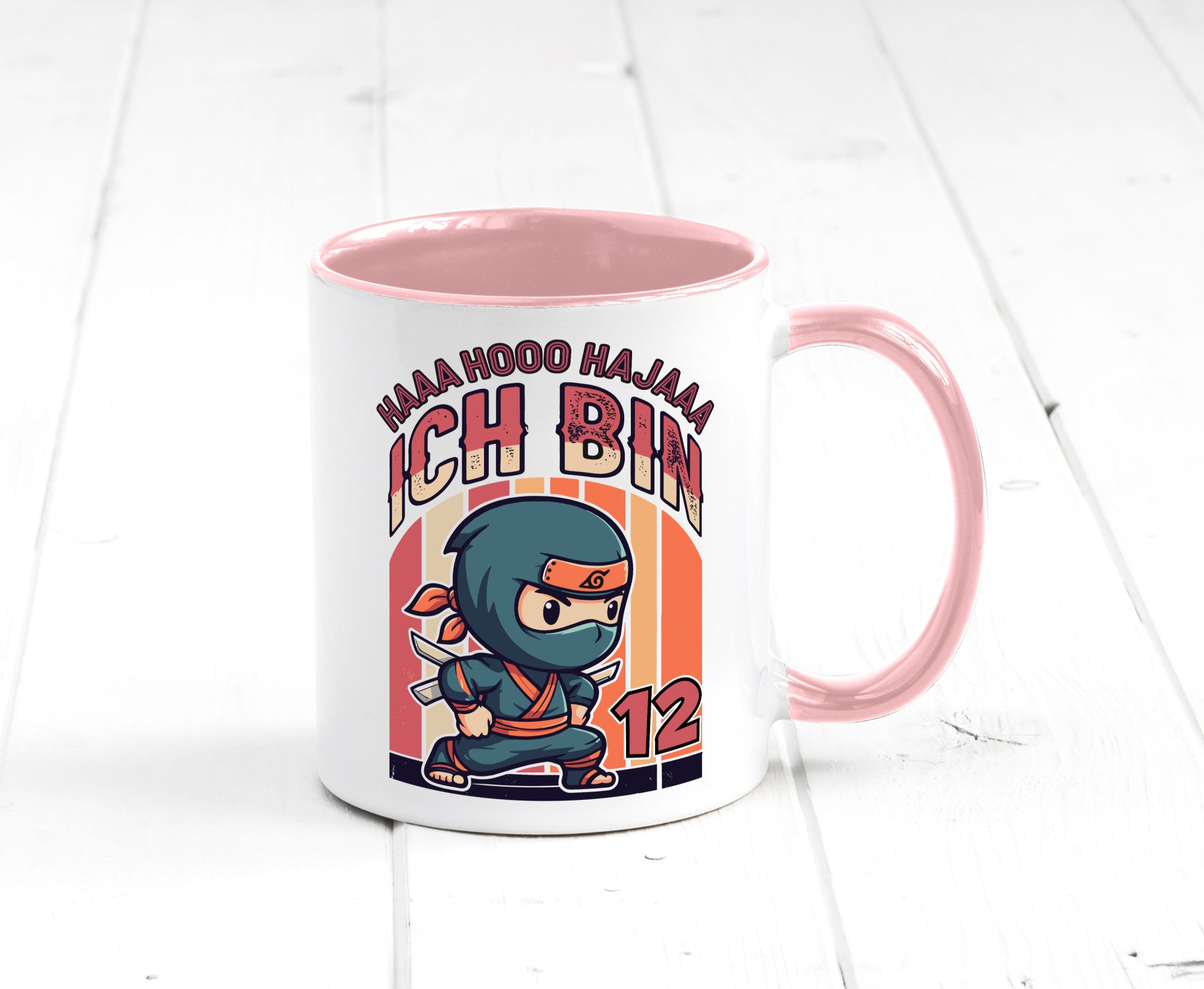 12. Geburtstag | Ninja Junge 12 Jahre Humor Geschenkidee Tasse