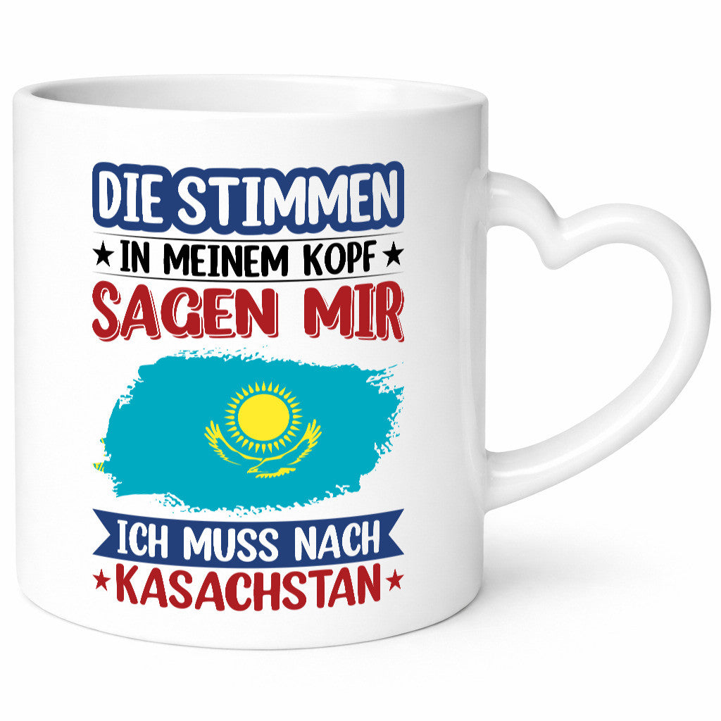Kasachstan | Urlaub Stimmen in meinem Kopf Traumland Geschenk Humor