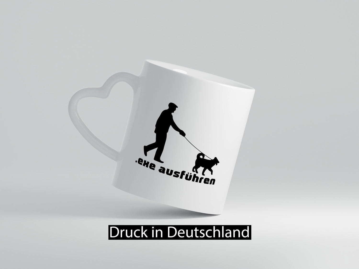 Exe ausführen | Echse Programmierer Informatiker Nerd Humor Geschenkidee Tasse