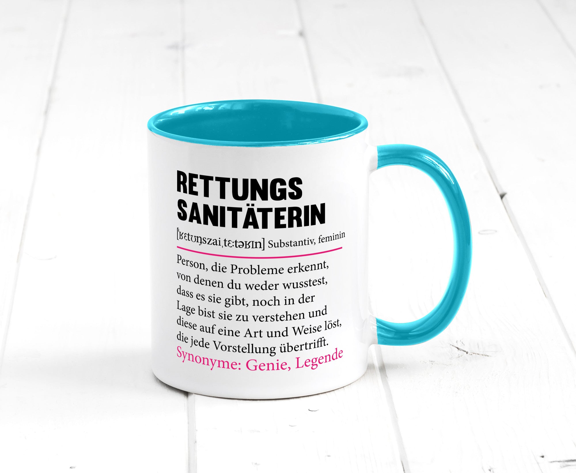 Rettungssanitäterin | Beruf Sanitäter Spruch v2 Humor Arbeit Kollegen Büro