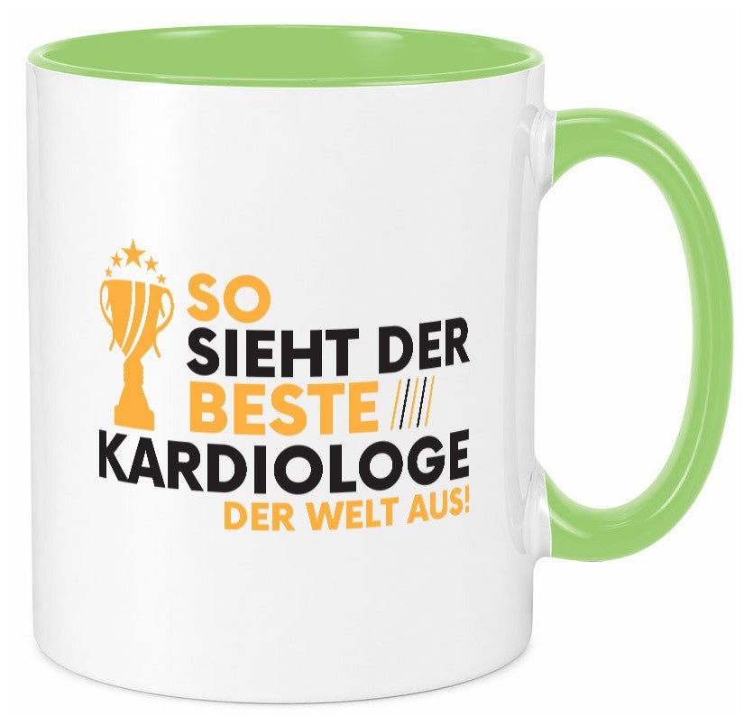 Der Weltbeste Kardiologe | Kardiologie Geschenk Humor Geschenkidee lustiger Tasse