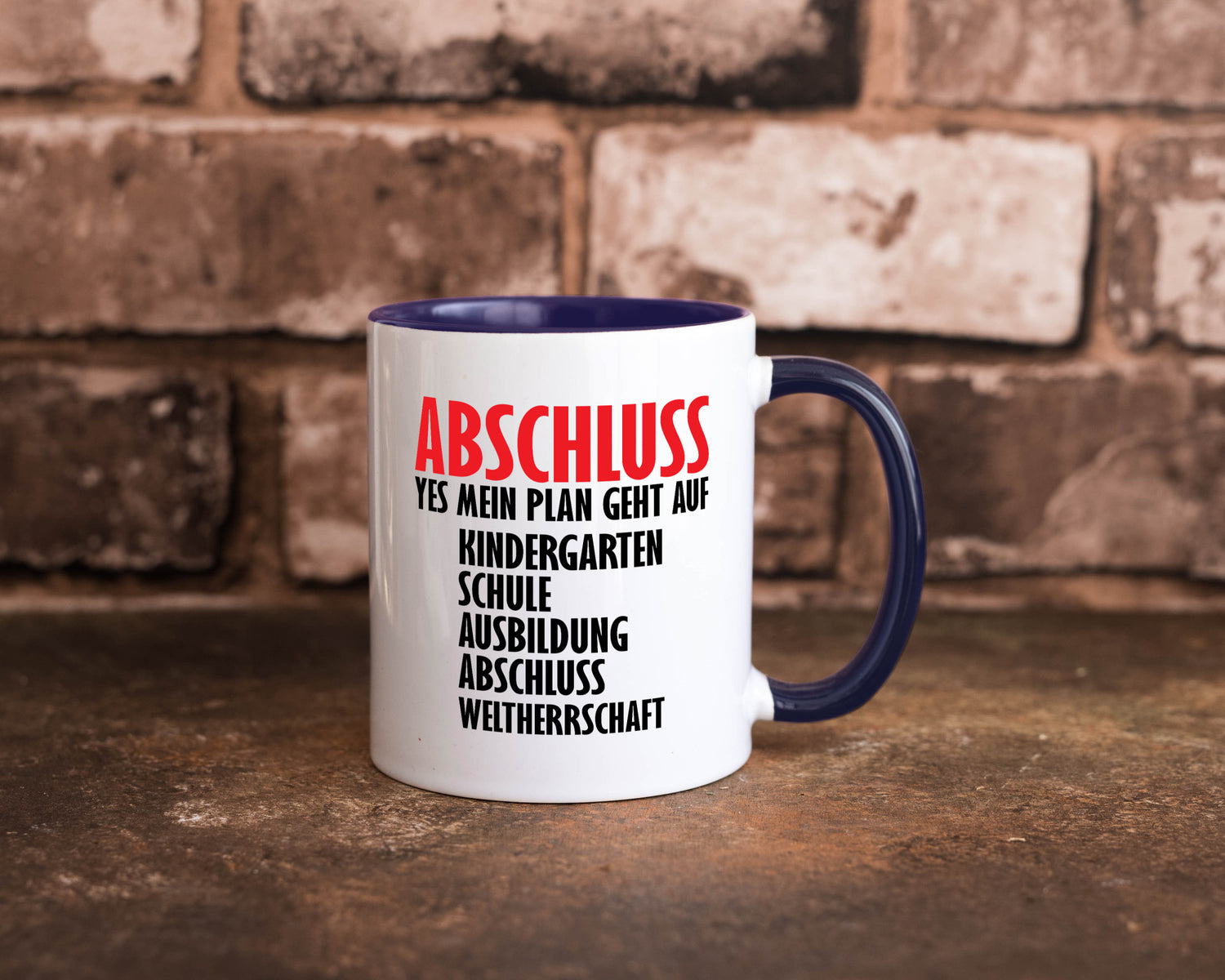 Abschluss Bachelor Geschenkidee Humor Tasse