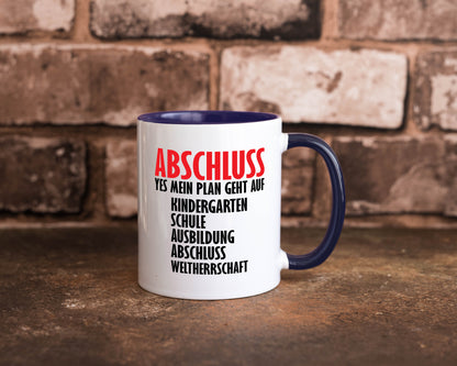Abschluss Bachelor Geschenkidee Humor Tasse