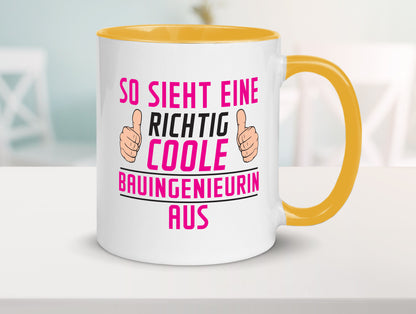 Richtig Coole Bauingenieurin | Ingenieurin lustig Humor Geschenkidee Geschenk